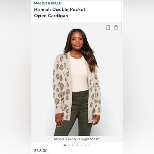Like New Mason and Belle Cardigan